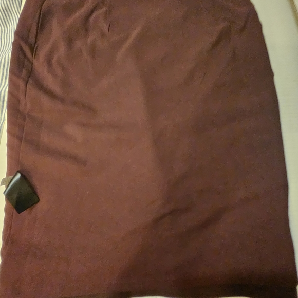 White House Black Market Brown Pencil Skirt Knee-Length - Picture 6 of 9